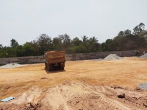 Preparing land for construction